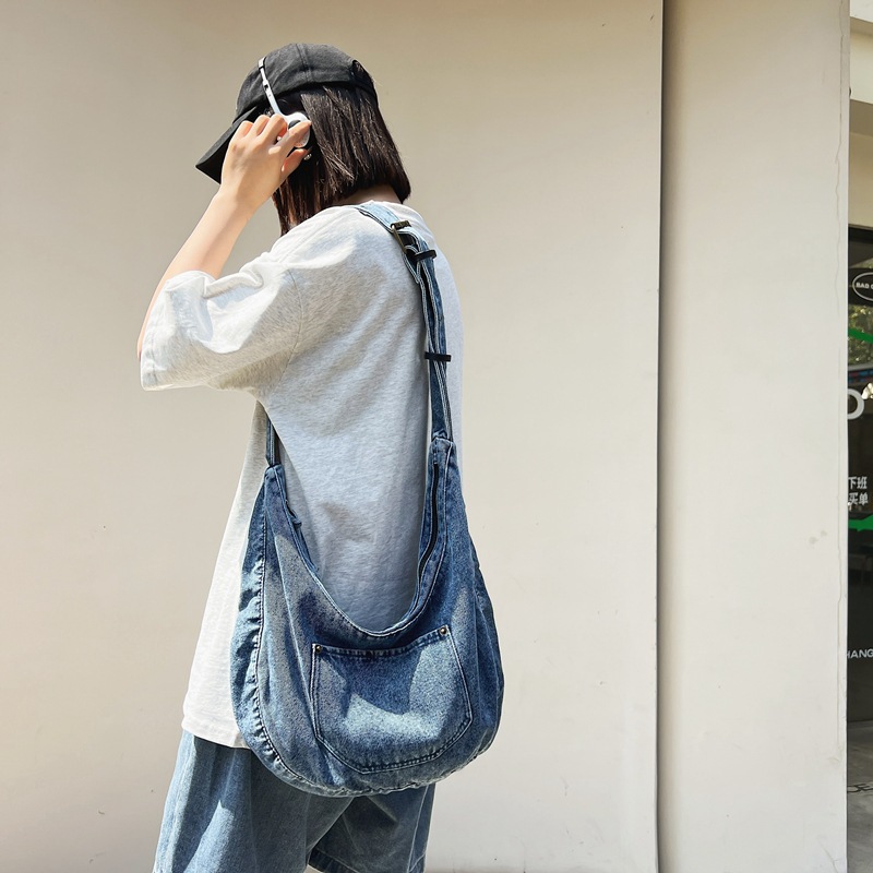 Interior Design Class - Bolsos cruzados de mezclilla para mujer,