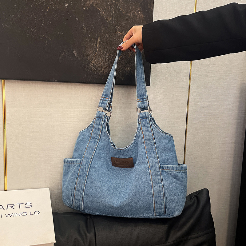 Bolso de mano de lona vaquero  - Interior Design Class reseña y precio