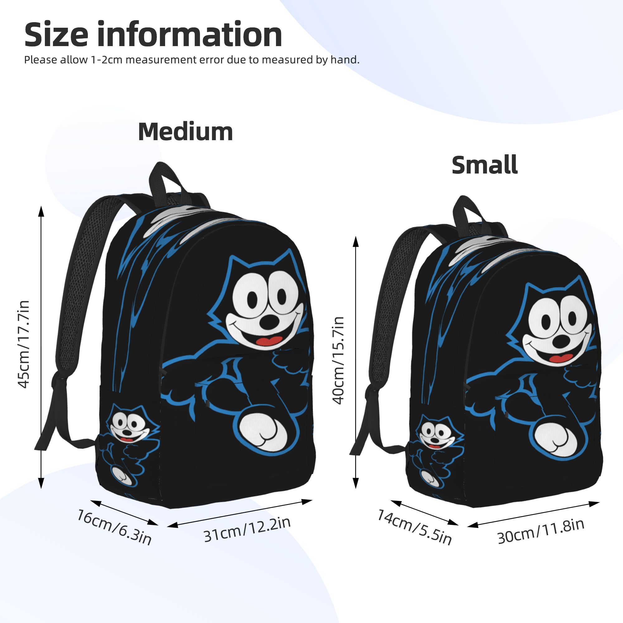Mochila F-Felixs Black Cat, mo - Interior Design University reseña y precio