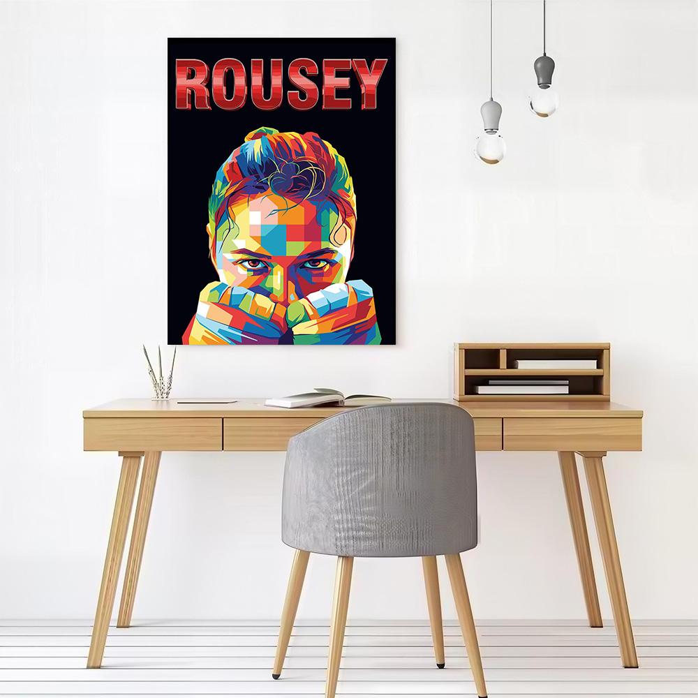 Rousey: Póster de lienzo con r - Interior Design Modern reseña y precio