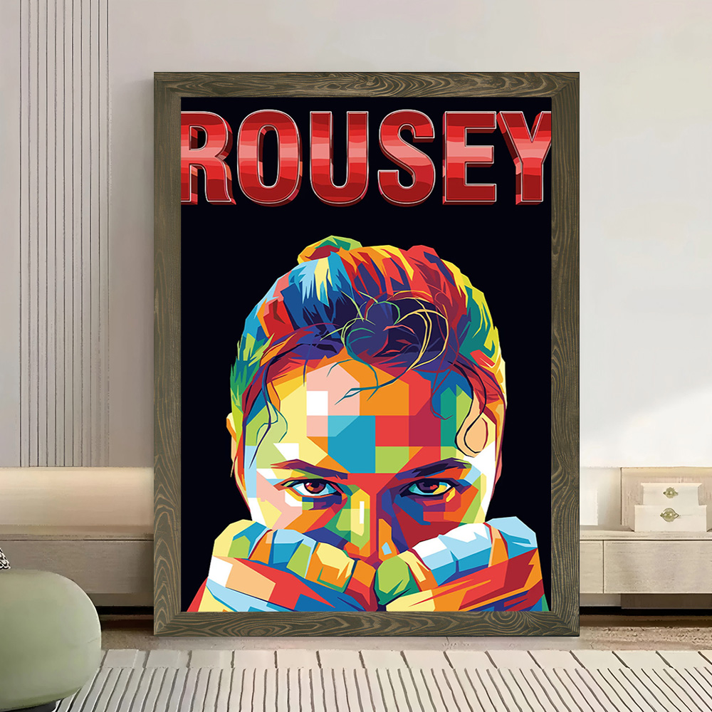 Rousey: Póster de lienzo con r - Interior Design Modern reseña y precio