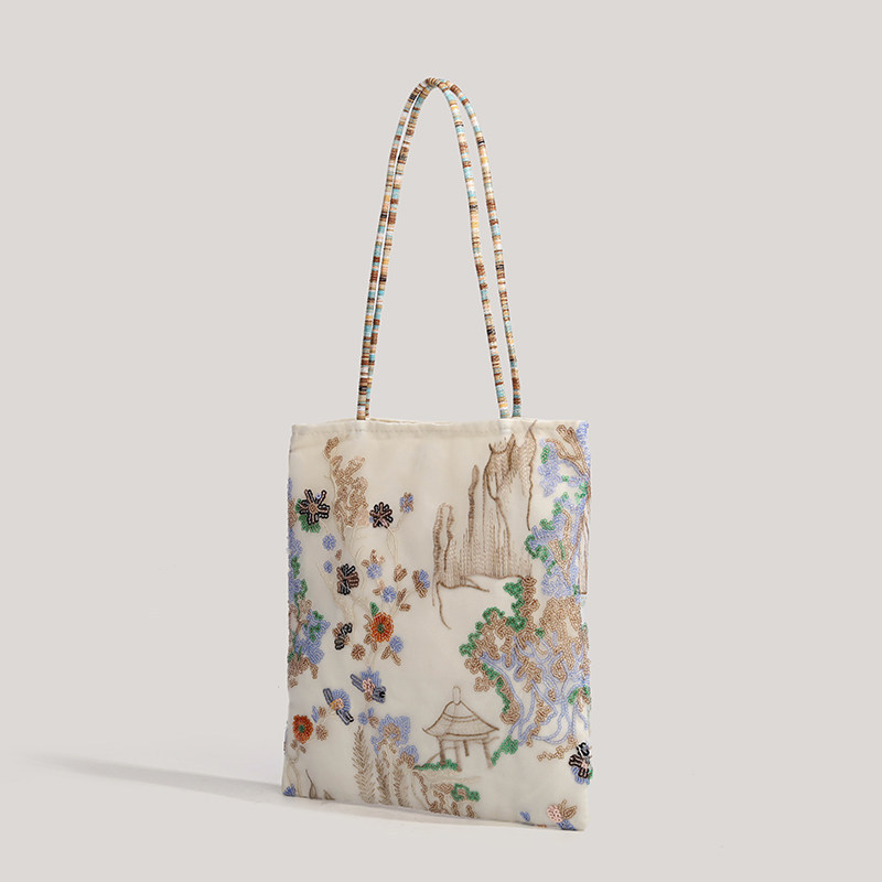 Bolso de lona bordado para lle - Interior Design Class reseña y precio