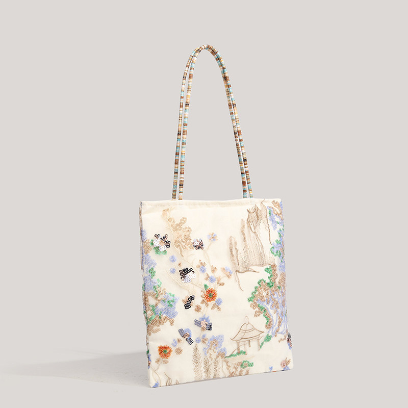 Bolso de lona bordado para lle - Interior Design Class reseña y precio