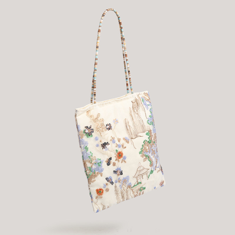 Bolso de lona bordado para lle - Interior Design Class reseña y precio